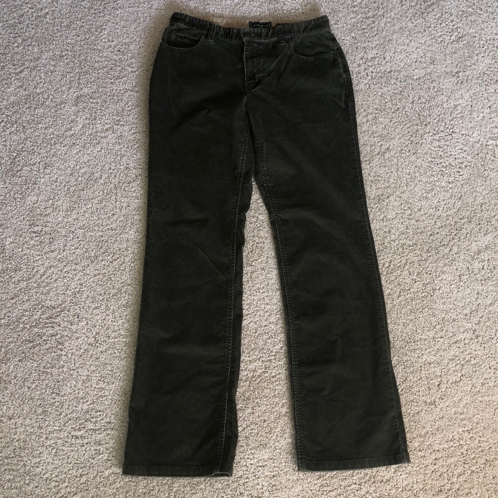 Eddie Bauer Corduroy bootleg pants size 6